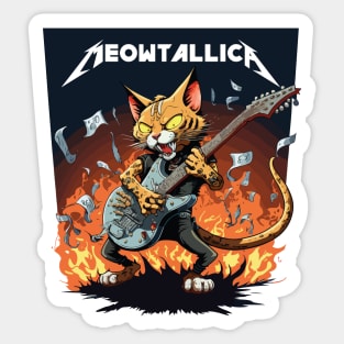 Meowtallica 3 Sticker